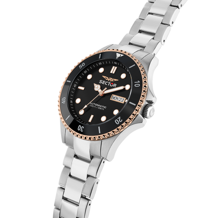 Sector 230 – Orologio Uomo Automatico Nero Day-Date (R3223161009)