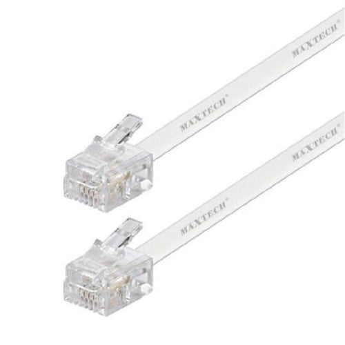 Cavo Prolunga Telefonica Rj11 5mt Collegamento Telefonico Maxtech Modem Rj11-5.0m