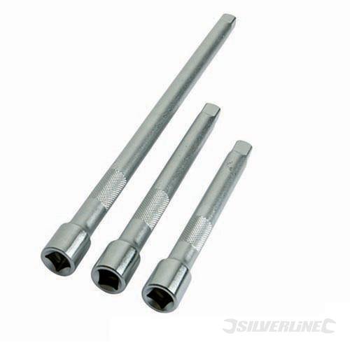 Set 3 prolunghe Silverline cricchetto in acciaio attacco 1/2 meccanica Prezzo Silverline