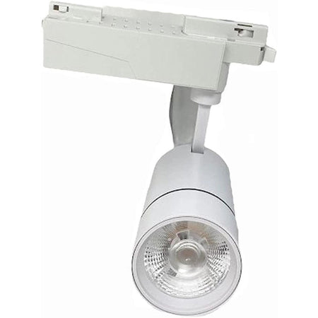 Faretto Da Binario Led Cob 30 W Bianco Faro Soffitto Proiettore Luce F-30w-07ac