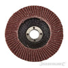 Disco a lamella in ossido di alluminio per l'utilizzo con smerigliatrici angolari portatili silverline Silverline