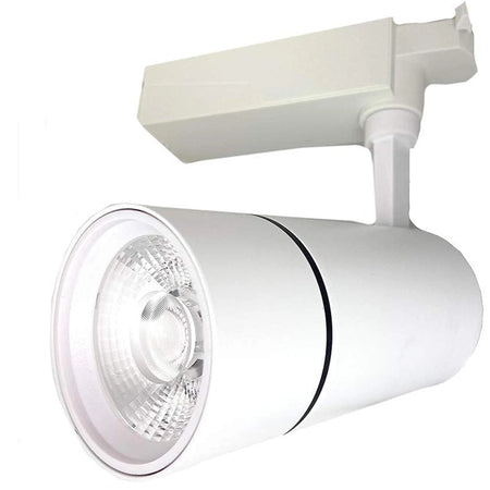 Faretto Da Binario Led Cob 30 W Bianco Faro Soffitto Proiettore Luce F-30w-07ac