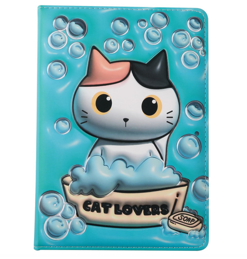 NOTEBOOK A5 ITOTAL 3D SQUISHY GATTO ARANCIONE