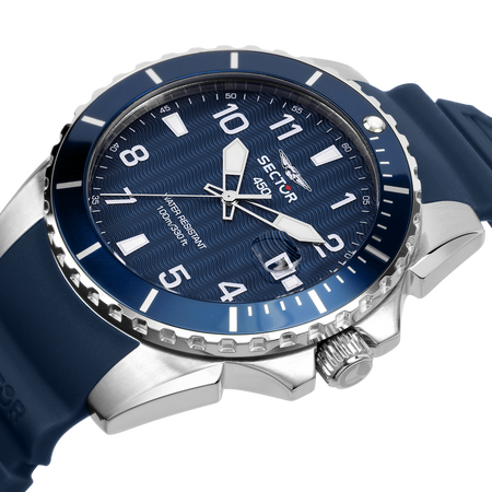 Sector 450 – Orologio Uomo Multifunzione Gomma Blu  (R3251276003)