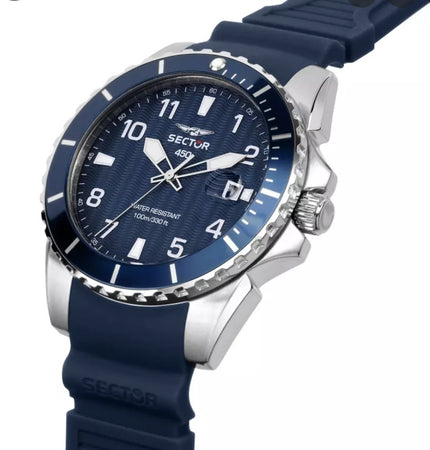 Sector 450 – Orologio Uomo Multifunzione Gomma Blu  (R3251276003)