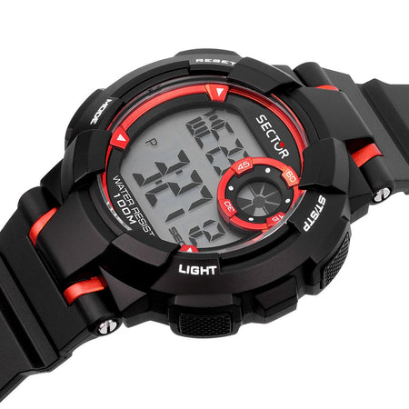 Sector EX-36 – Orologio Uomo Digitale Nero Plastica  (R3251283001)