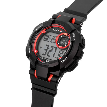Sector EX-36 – Orologio Uomo Digitale Nero Plastica  (R3251283001)