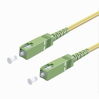 Cavo Fibra Ottica Monomodale 9/125 Sc-apc 5mt Per Router Notebook Fo-d005-5.0m
