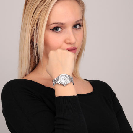 Sector 230 Donna Acciaio Silver con Quadrante Bianco (R3253161534)