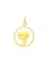 STROILI - PENDENTE Holy oro giallo e Cubic zirconia