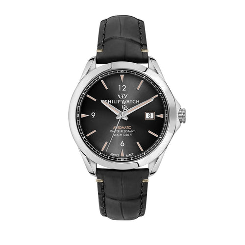 Philip Watch Blaze – Orologio Uomo Automatico Nero Pelle (R8221165004)