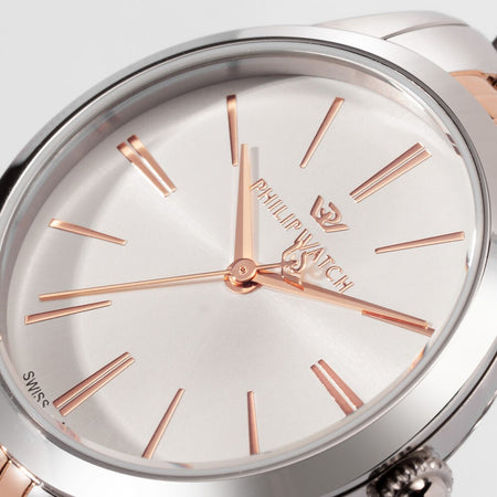 Philip Watch Grace – Orologio Donna Acciaio Silver Rosa (R8253208523)