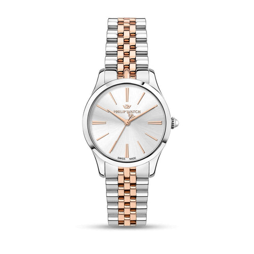 Philip Watch Grace – Orologio Donna Acciaio Silver Rosa (R8253208523)