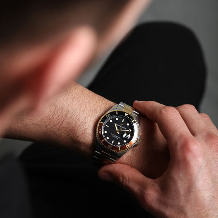 Philip Watch Caribe Sport – Orologio Uomo Acciaio Nero Oro (R8253597099)