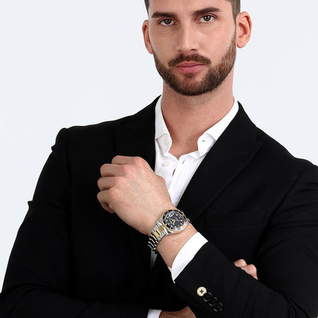 Philip Watch Caribe Sport – Orologio Uomo Acciaio Nero Oro (R8253597099)