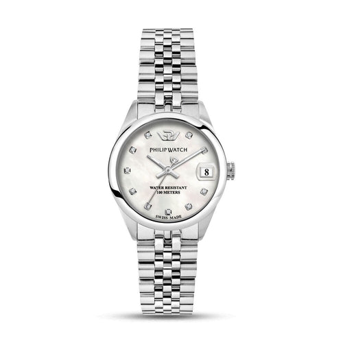 Philip Watch Caribe – Orologio Donna Acciaio con Diamanti (R8253597619)