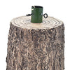 Base Supporto Albero Di Natale Tronco Natalizio Attacco Universale Altezza 33 Cm