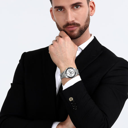Philip Watch Caribe – Orologio Uomo Silver Chrono Sport (R8273607009)