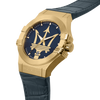 Maserati Potenza – Orologio Uomo Blu Oro Cinturino Pelle (R8851108035)