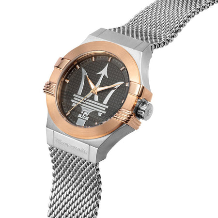 Maserati Potenza – Orologio Uomo Silver & Rose Gold (R8853108007)