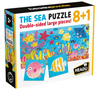 HEADU - Puzzle 8+1 The Sea - Grandi pezzi double-face (2/5 Anni)