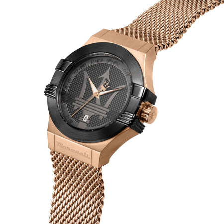 Maserati Potenza – Orologio Uomo Oro Rosa e Nero (R8853108009)
