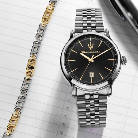 Maserati Epoca – Orologio Uomo Silver con Bracciale (R8853118029)