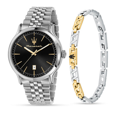 Maserati Epoca – Orologio Uomo Silver con Bracciale (R8853118029)