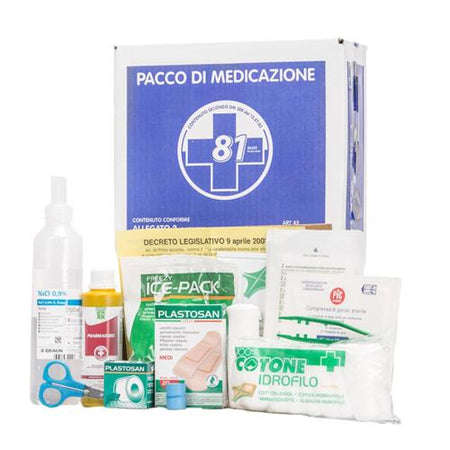 Kit di reintegro per cassetta medica di primo soccorso Allegato 2 per aziende con 2 dipendenti