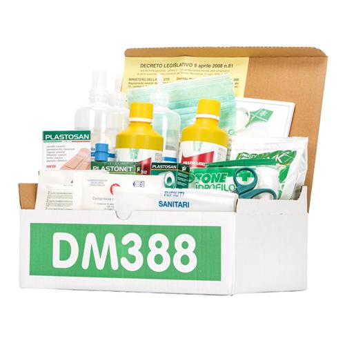 Kit di reintegro per cassetta medica primo soccorso Allegato 1 aziende con almeno 3 dipendenti