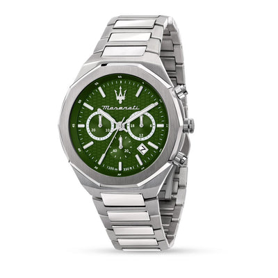 Maserati Stile – Orologio Uomo Acciaio Verde con Cronografo (R8873642011)