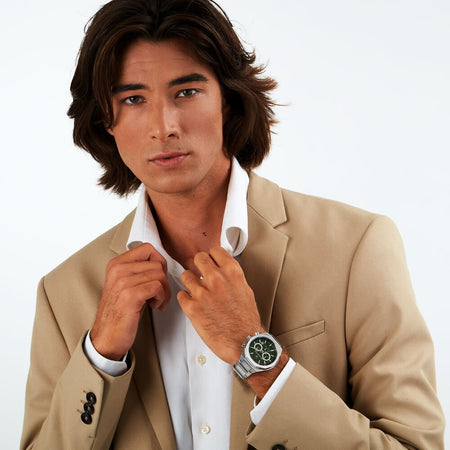 Maserati Stile – Orologio Uomo Acciaio Verde con Cronografo (R8873642011)