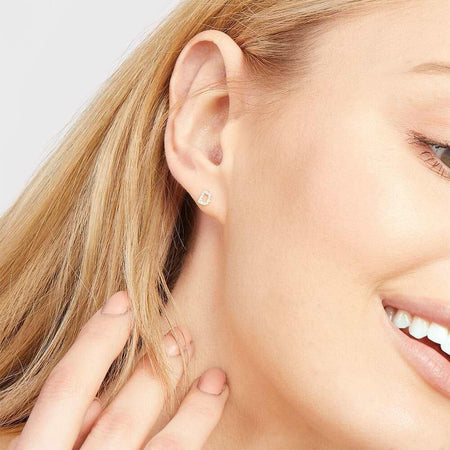 Stroili Orecchini a lobo Bon Ton oro giallo e Cubic zirconia