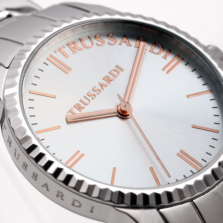 Trussardi T-Bent – Orologio Donna Acciaio Silver Minimal (R2453144506)