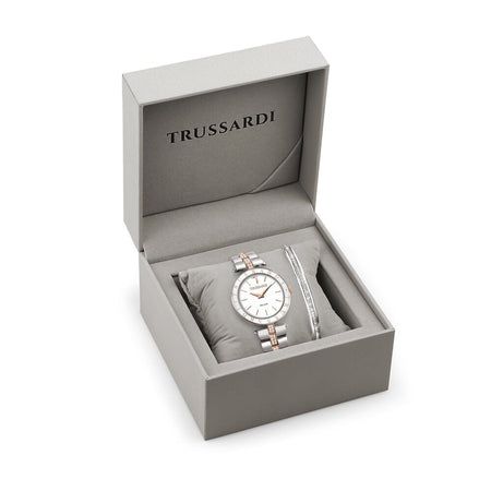 Trussardi T-Shiny – Orologio Donna Silver Rose Cristalli (R2453145507)