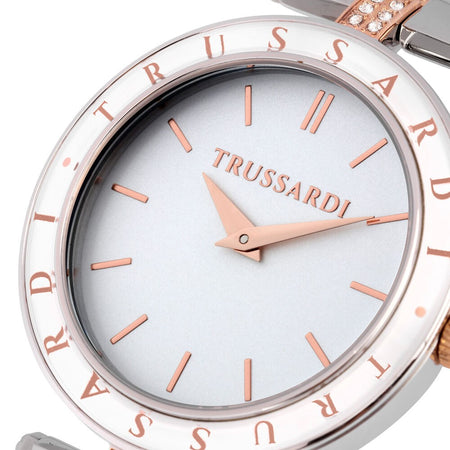 Trussardi T-Shiny – Orologio Donna Silver Rose Cristalli (R2453145507)