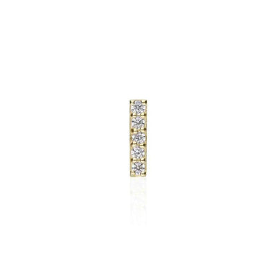 Stroili Orecchini a lobo Bon Ton oro giallo e Cubic zirconia