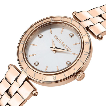 Trussardi T-Shiny – Orologio Donna Oro Rosa Minimal Chic (R2453145512)