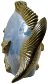 Biscottini Biscottini Scultura Pesce Ceramica Decorata a Mano 75x25x45 Arredo Design
