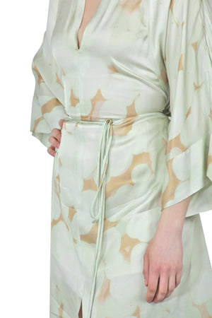 OTTOD'AME Ottod'ame - Abito - 450363 - Verde/Sabbia da donna