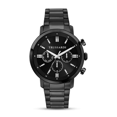 Trussardi T-Couple – Orologio Uomo Nero Acciaio Crono (R2453147011)