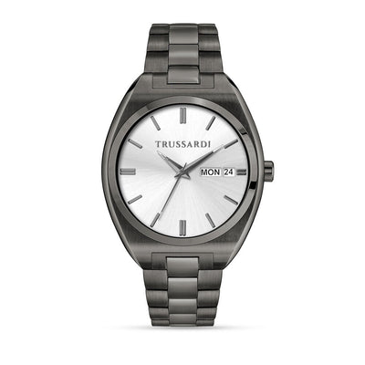 Trussardi Metropolitan – Orologio Uomo Gun Silver con Giorno (R2453159004)