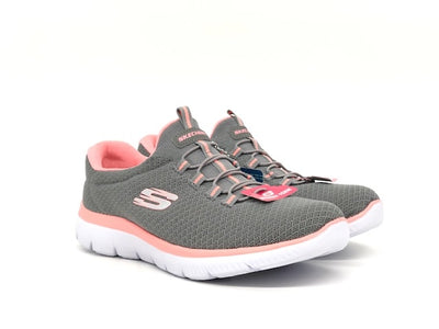 Skechers Sneaker Donna Grey/ Pink
