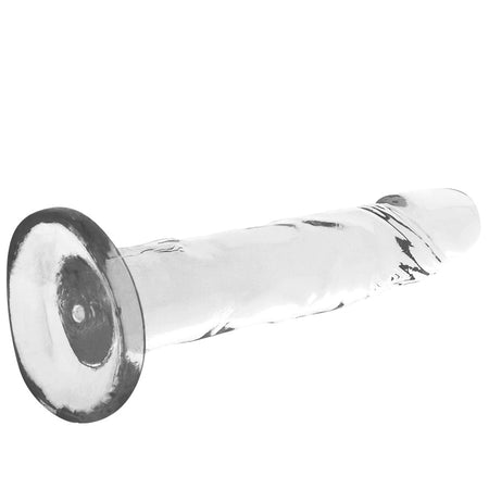 Dildo crystal trasparente a ventosa in Jelly XRay Clear 18cm