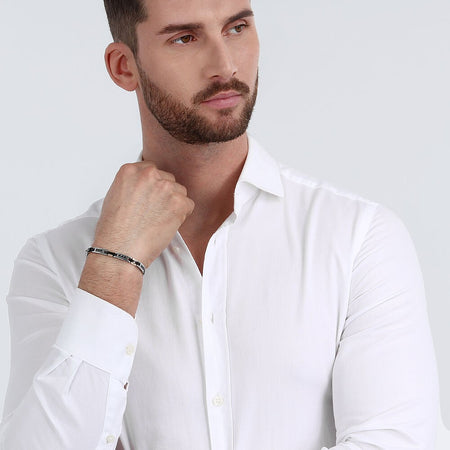 Morellato Urban – Bracciale Uomo Acciaio e Cristalli Neri (SABH22)
