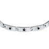 Morellato Urban – Bracciale Uomo Acciaio Silver con Cristalli (SABH31)