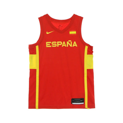 NIKE NBA Canotta Basket Uomo Olympics Nike Jersey Limited Spain Road Challenge Red/midwest Gold da uomo