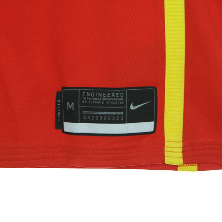 NIKE NBA Canotta Basket Uomo Olympics Nike Jersey Limited Spain Road Challenge Red/midwest Gold da uomo