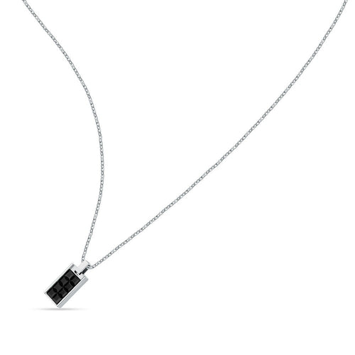 Morellato Urban – Collana Uomo con Pendente e Zirconi Neri (SABH39)