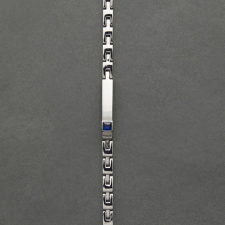Morellato Urban – Bracciale Uomo Acciaio con Zircone Blu (SABH42)